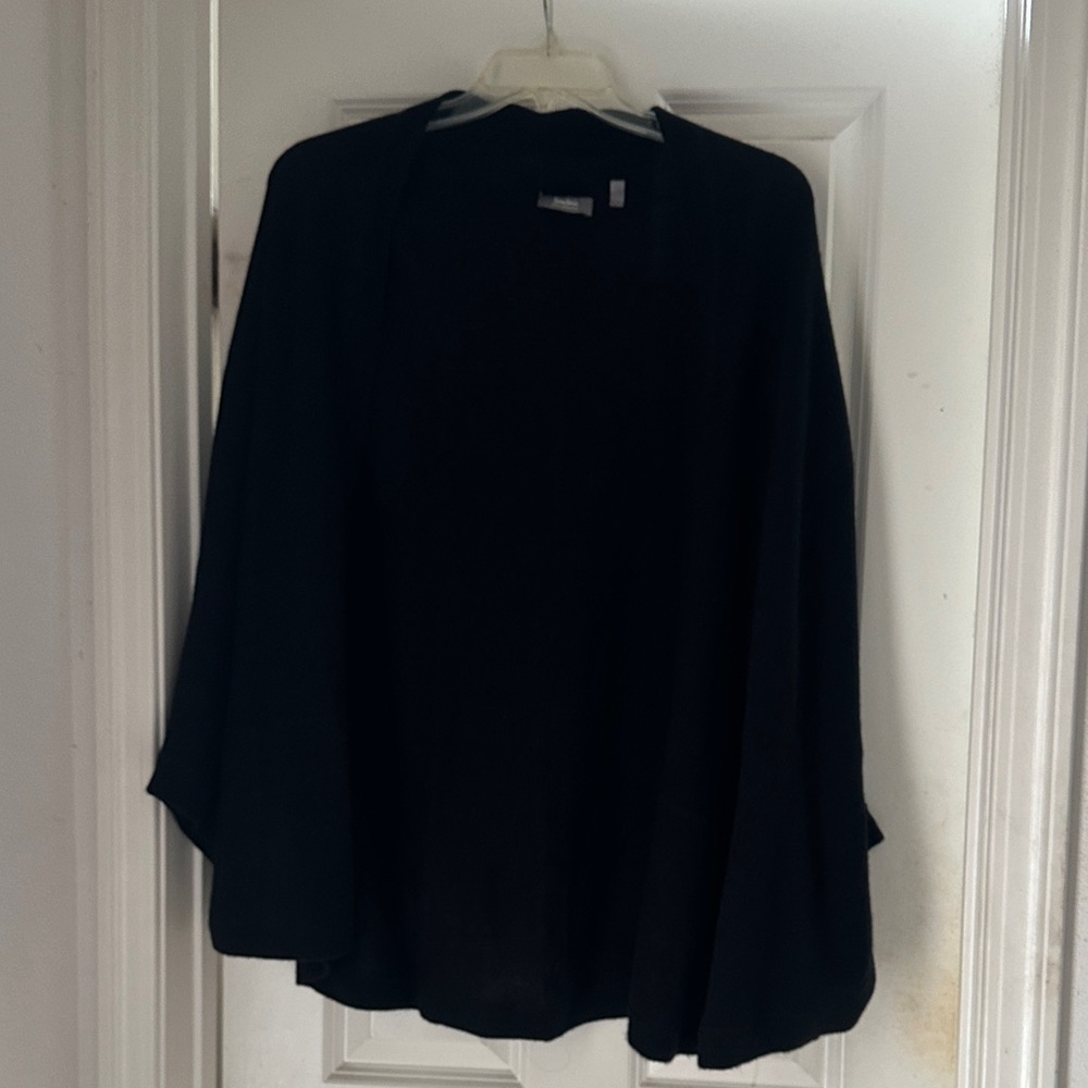 Neiman Marcus Black Women's Poncho